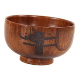 Max Wooden Salad Bowl/Rice Miso Soup Bowl/Rice Bowl/Decorative Bowl cattle