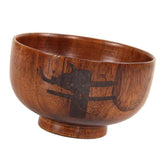 Max Wooden Salad Bowl/Rice Miso Soup Bowl/Rice Bowl/Decorative Bowl cattle
