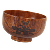Max Wooden Salad Bowl/Rice Miso Soup Bowl/Rice Bowl/Decorative Bowl rabbit