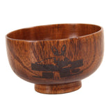 Max Wooden Salad Bowl/Rice Miso Soup Bowl/Rice Bowl/Decorative Bowl rabbit