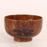 Max Wooden Salad Bowl/Rice Miso Soup Bowl/Rice Bowl/Decorative Bowl rabbit