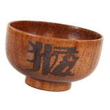 Max Wooden Salad Bowl/Rice Miso Soup Bowl/Rice Bowl/Decorative Bowl Monkey
