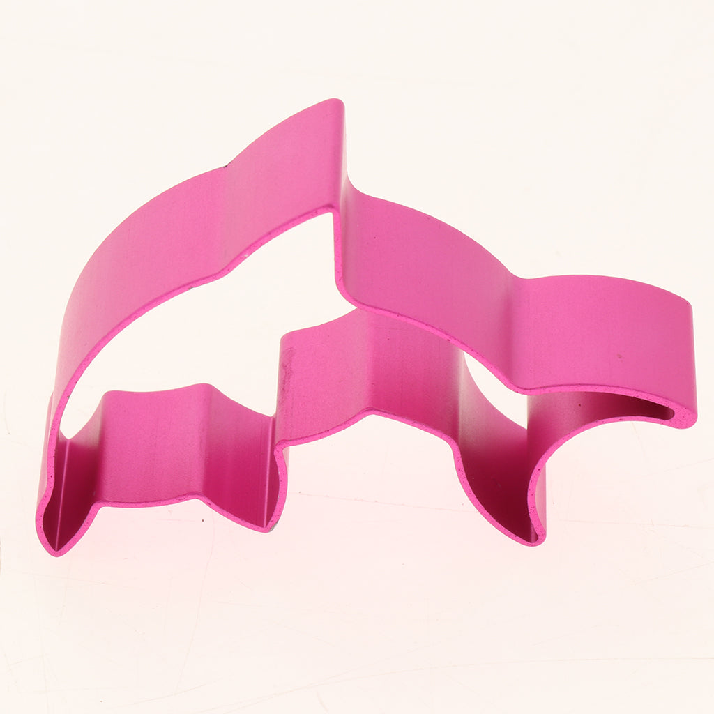 Max 6pcs/set Aluminum Alloy Cookie Cutter Cake Biscuit DIY Molds Dolphin