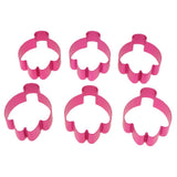 Max 6pcs/set Aluminum Alloy Cookie Cutter Cake Biscuit DIY Molds Snowman