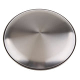 Max stainless steel shallow dish barbecue plate fruit plate dinner plate 14cm