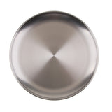 Max stainless steel shallow dish barbecue plate fruit plate dinner plate 14cm