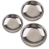 Max Stainless Steel Double Wall Seasoning Dish Sauce Vinegar Dipping Bowl 9cm
