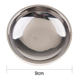 Max Stainless Steel Double Wall Seasoning Dish Sauce Vinegar Dipping Bowl 9cm