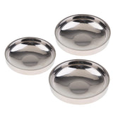 Max Stainless Steel Double Wall Seasoning Dish Sauce Vinegar Dipping Bowl 9cm