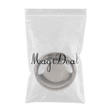 Max Stainless Steel Double Wall Seasoning Dish Sauce Vinegar Dipping Bowl 9cm