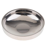 Max Stainless Steel Double Wall Seasoning Dish Sauce Vinegar Dipping Bowl 9cm
