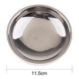 Max Stainless Steel Double Wall Seasoning Dish Sauce Vinegar Dipping Bowl 11.5cm