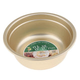 Max Korean Style Yellow Aluminum Mixing Bowl Korean Style Nesting Bowl 21cm