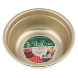 Max Korean Style Yellow Aluminum Mixing Bowl Korean Style Nesting Bowl 21cm