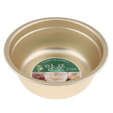 Max Korean Style Yellow Aluminum Mixing Bowl Korean Style Nesting Bowl 21cm