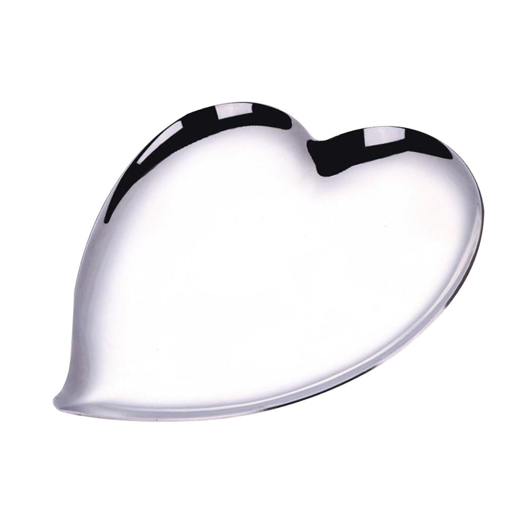 Max Stainless Steel Fruit Tray Desktop Storage Tray Hotel Serving Tray Heart