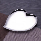 Max Stainless Steel Fruit Tray Desktop Storage Tray Hotel Serving Tray Heart