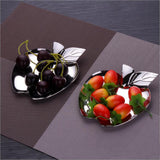 Max Stainless Steel Fruit Tray Desktop Storage Tray Hotel Serving Tray Apple