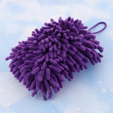 Max Microfiber Hanging Towels Drying Wash Buffing Polishing Towel Cloth purple