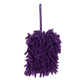 Max Microfiber Hanging Towels Drying Wash Buffing Polishing Towel Cloth purple