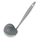 Max 2 In 1 Wheat Straw Soup Spoon With Filter Long Handle Colander Skimmer Blue