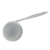 Max 2 In 1 Wheat Straw Soup Spoon With Filter Long Handle Colander Skimmer Blue