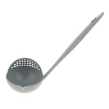 Max 2 In 1 Wheat Straw Soup Spoon With Filter Long Handle Colander Skimmer Blue