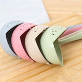 Max 2 In 1 Wheat Straw Soup Spoon With Filter Long Handle Colander Skimmer Pink