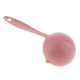 Max 2 In 1 Wheat Straw Soup Spoon With Filter Long Handle Colander Skimmer Pink