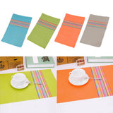 Max European Style Heat-resistant PVC Table Placemats Anti-skid Mat Blue