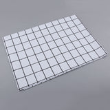 Max PVC Tablecloth Large Rectangle Dinner Table Cove Protector White