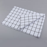 Max PVC Tablecloth Large Rectangle Dinner Table Cove Protector White