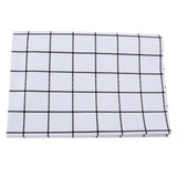 Max PVC Tablecloth Large Rectangle Dinner Table Cove Protector White