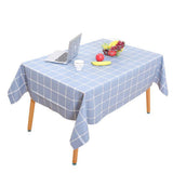 Max PVC Tablecloth Large Rectangle Dinner Table Cove Protector Blue