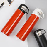 Max 500ml Stainless steel vacuum flask portable water Bottle  Red black cover
