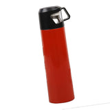 Max 500ml Stainless steel vacuum flask portable water Bottle  Red black cover