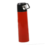 Max 500ml Stainless steel vacuum flask portable water Bottle  Red black cover
