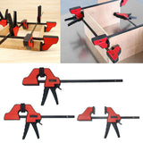 Max Heavy Duty F Clamp Woodworking Quick Grip Plastic Grip Wood Clamp 4-inch