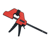 Max Heavy Duty F Clamp Woodworking Quick Grip Plastic Grip Wood Clamp 6-inch