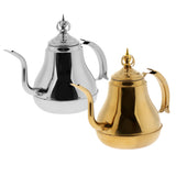 Max Gooseneck Coffee Kettle Stainless Steel Pour Over Tea Kettle 1.2L Silver