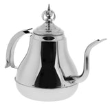 Max Gooseneck Coffee Kettle Stainless Steel Pour Over Tea Kettle 1.2L Silver