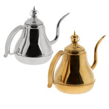 Max Gooseneck Coffee Kettle Stainless Steel Pour Over Tea Kettle 1.2L Silver