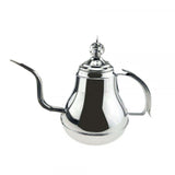 Max Gooseneck Coffee Kettle Stainless Steel Pour Over Tea Kettle 1.2L Silver