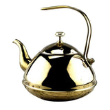 Max Stainless Steel Water Coffee Tea Kettle Teakettle Teapot 1.5L Golden