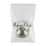 Max Stainless Steel Water Coffee Tea Kettle Teakettle Teapot 1.5L Golden