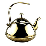 Max Stainless Steel Water Coffee Tea Kettle Teakettle Teapot 1.5L Golden