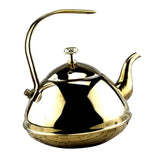 Max Stainless Steel Water Coffee Tea Kettle Teakettle Teapot 1.5L Golden