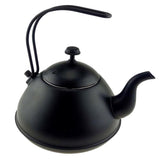 Max Stainless Steel Water Coffee Tea Kettle Teakettle Teapot 1.5L Black