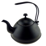 Max Stainless Steel Water Coffee Tea Kettle Teakettle Teapot 1.5L Black