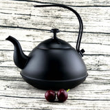 Max Stainless Steel Water Coffee Tea Kettle Teakettle Teapot 1.5L Black